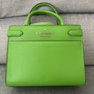 NWT Kate Spade Small Staci Satchel Crossbody - GREEN-